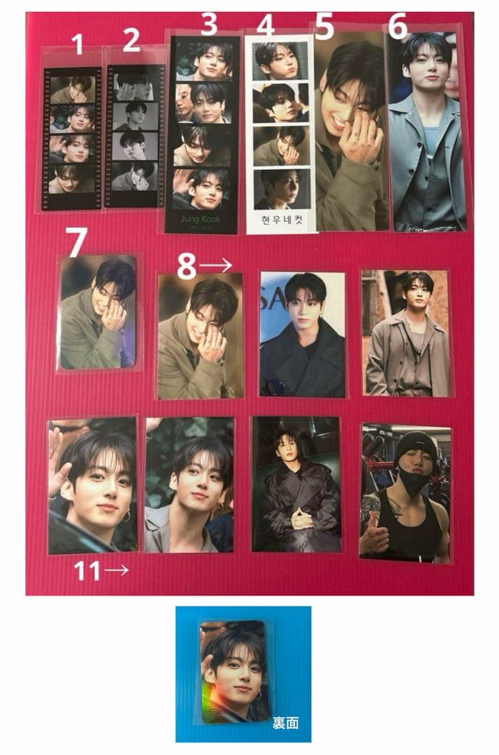 BTS Jungkook アクリルフォトアルバムキーホルダー