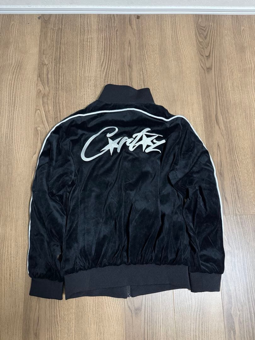 corteiz 黒 ファスナー付きジャケット