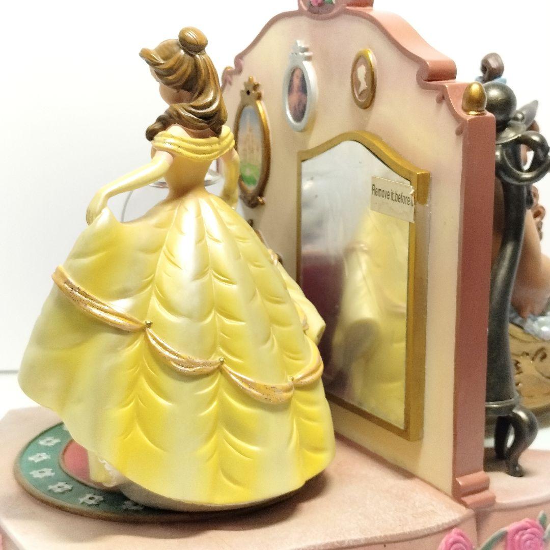 レア ディズニー 美女と野獣 スノードーム フィギュア スノーグローブ 希少品