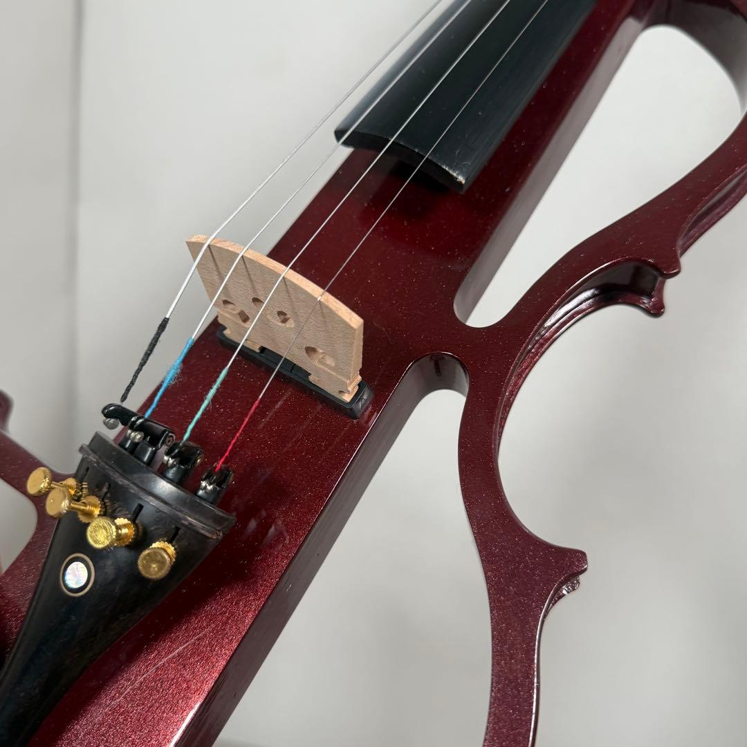 サイレントバイオリン HVPV-30 弓 2本　ケース 付属品付き