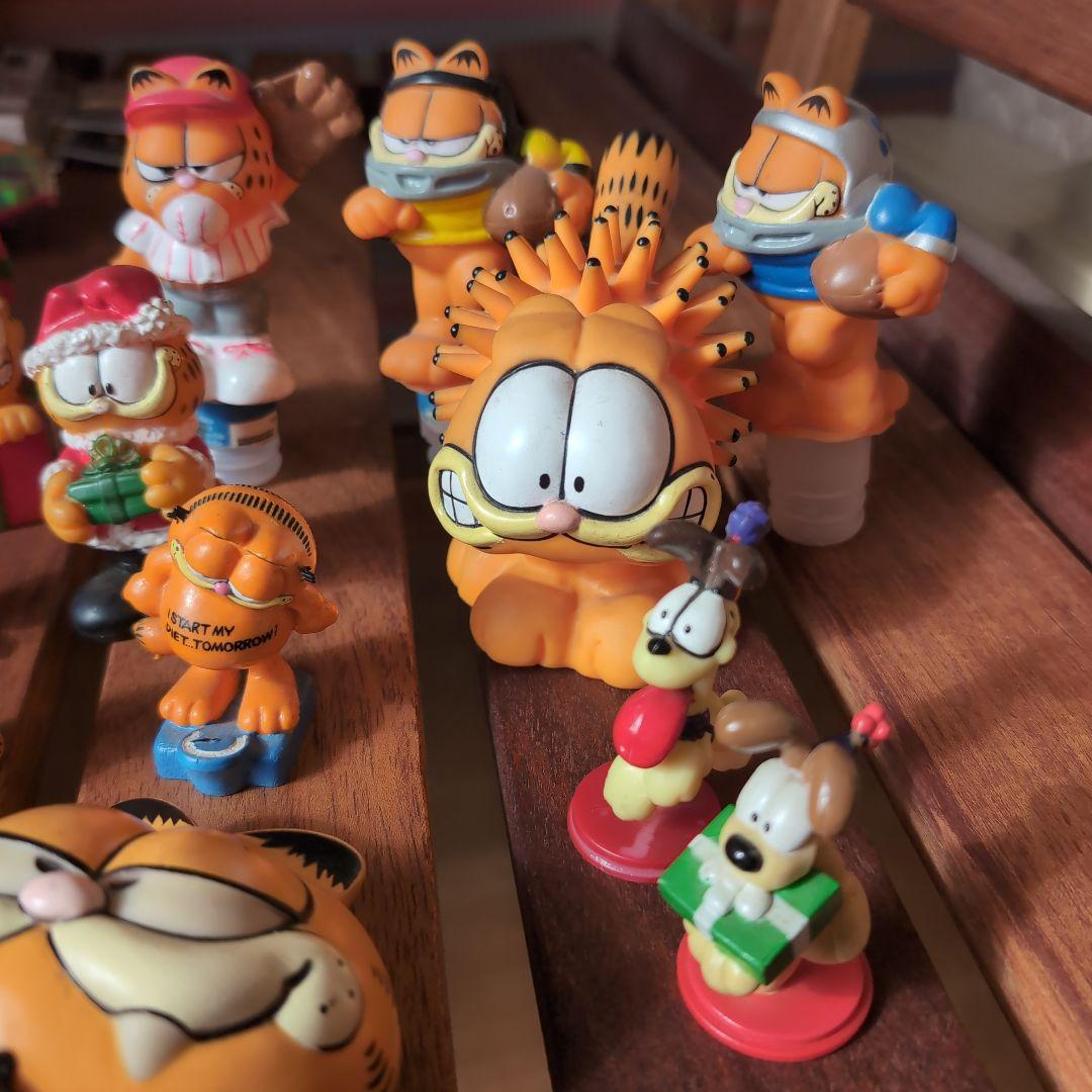 ガーフィールド フィギュア 12体・ドアノブカバー・キーホルダーセット