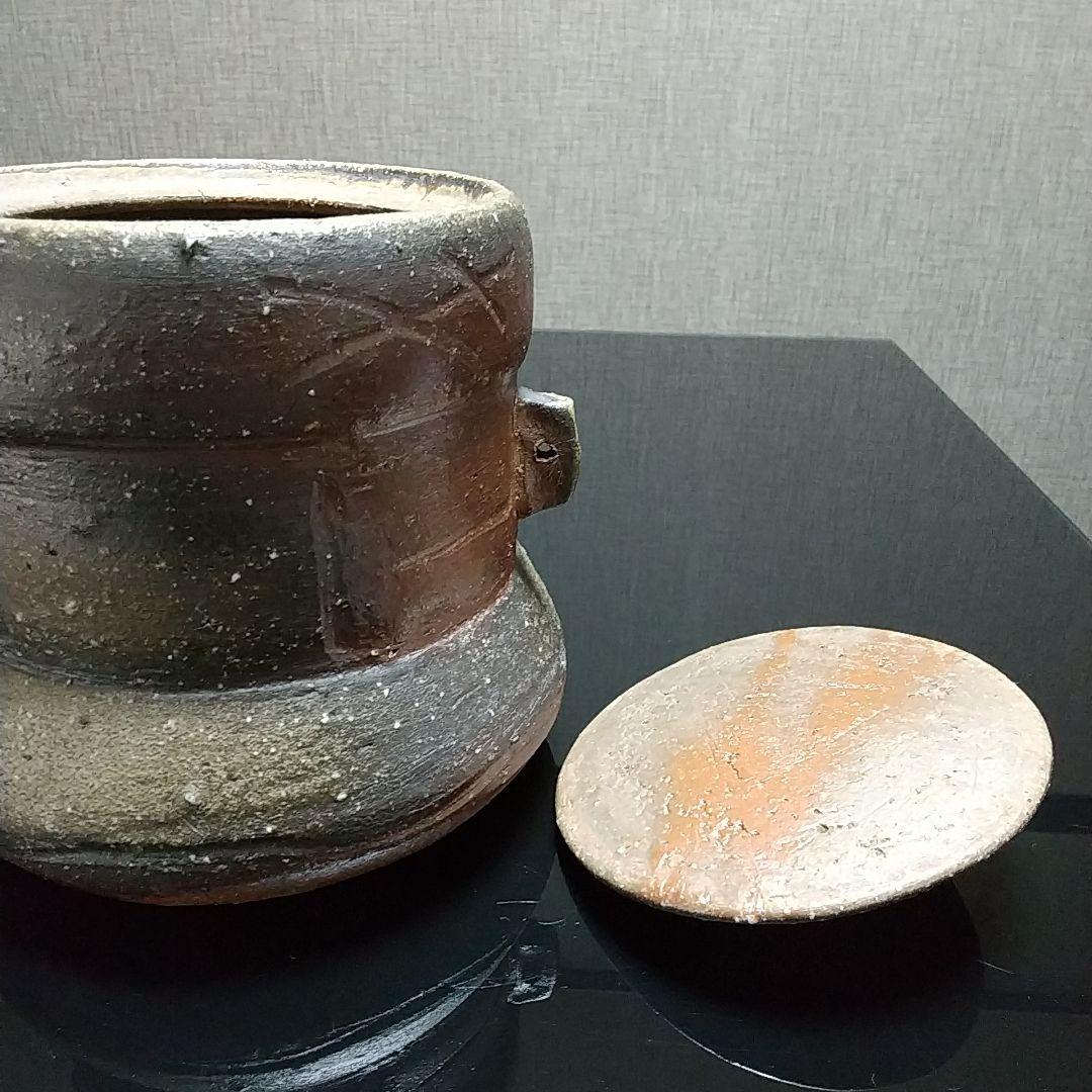 【備前焼 水指 ②】Bizen ware Mizusashi ( 送料無料！)