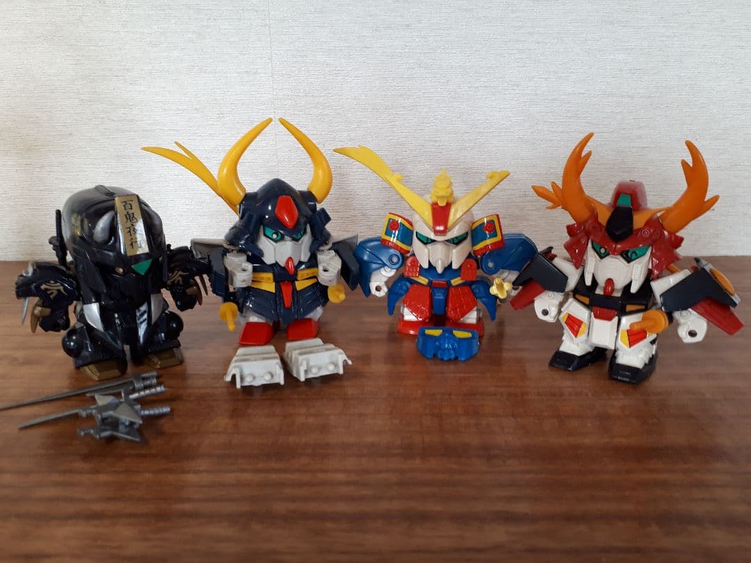 。　武者ガンダムシリーズ　SDガンダム　まとめ売り　昭和レトロ　フィギュア
