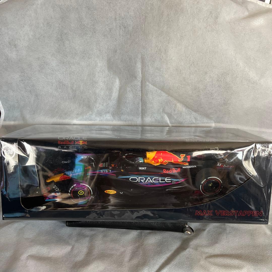 HPミニチャンプス1/18レッドブルF1マックスフェルスタッペンマイアミ