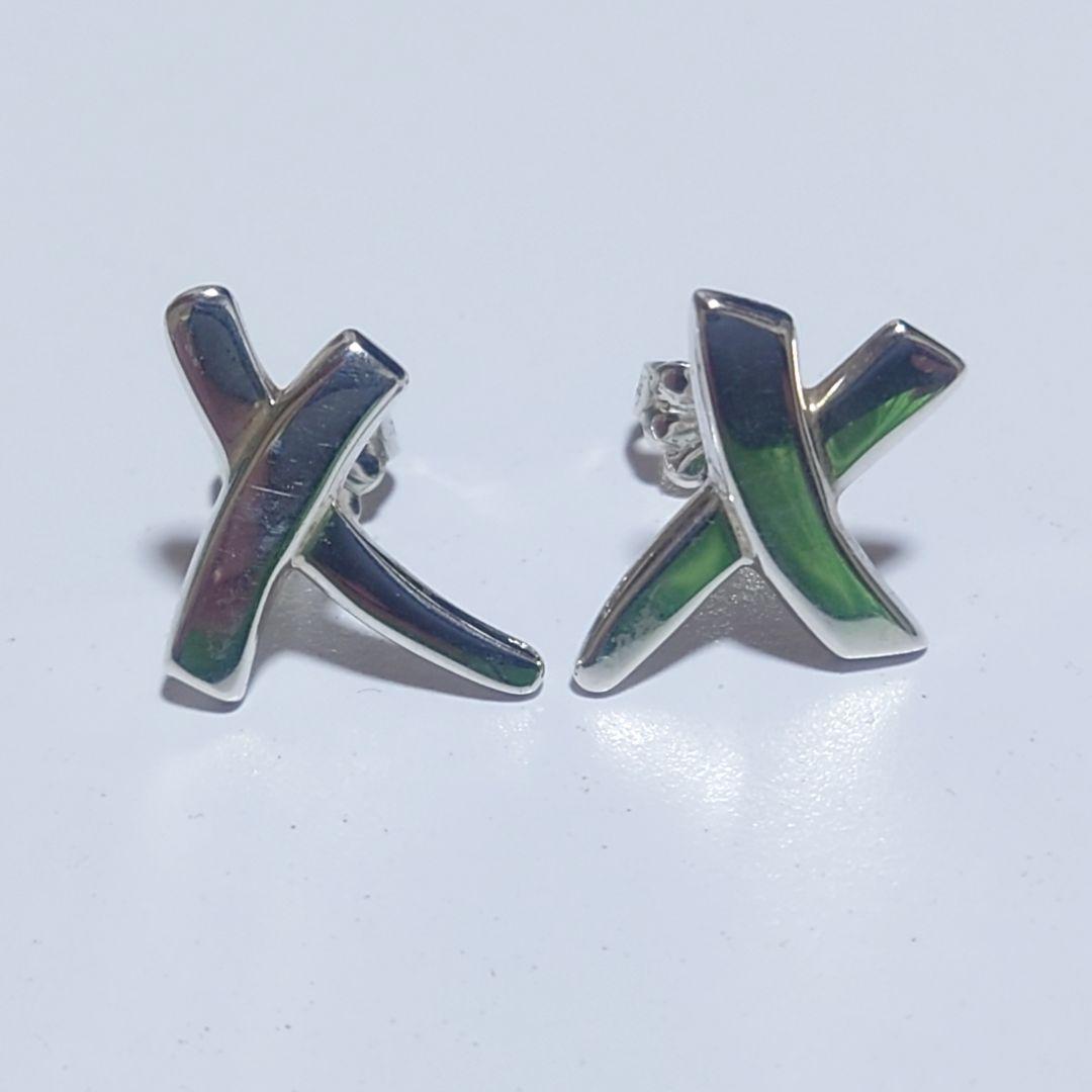 未使用に近い ティファニー ピアス グラフィティキス 両耳 パロマピカソ 925