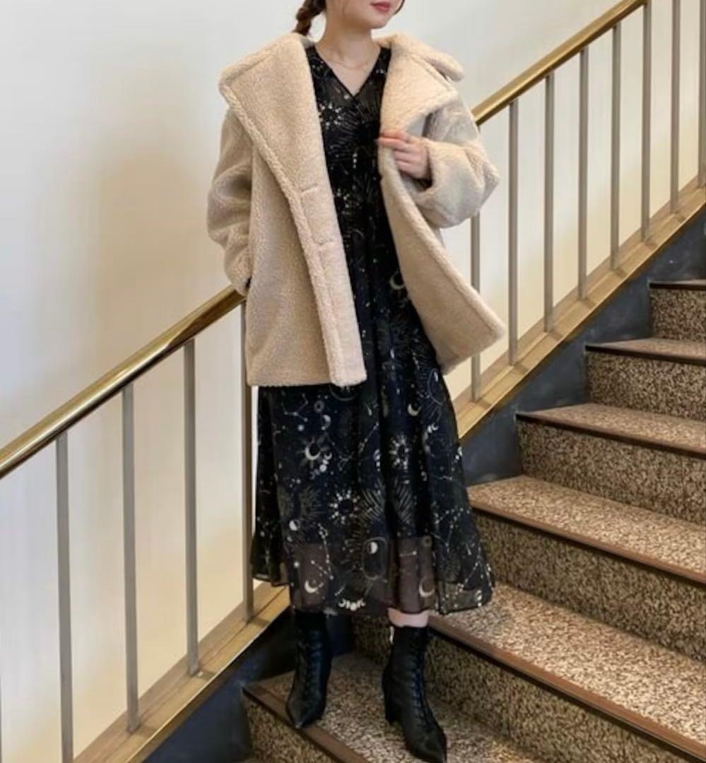 【美品】JILL STUART ボアコート テディベアコート 定価46200円