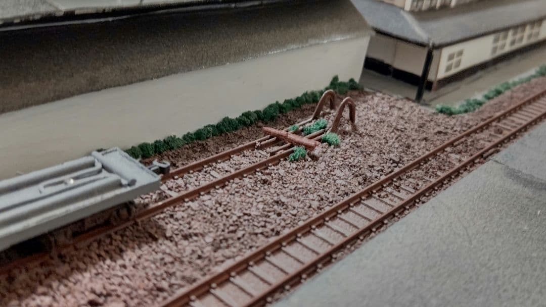 Nゲージ旧室蘭駅風ジオラマ
