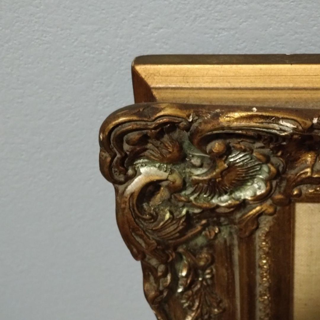 《値下げOK》F.RHODES作 油彩画/風景画 直筆サイン入　額装