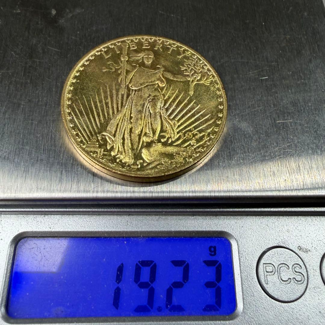 古銭　アメリカ　女神　1927