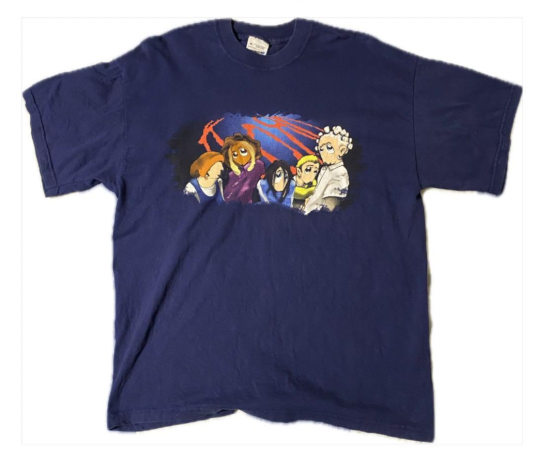 KORN Tシャツ　ネイビー　XL コーン　BIG EYES