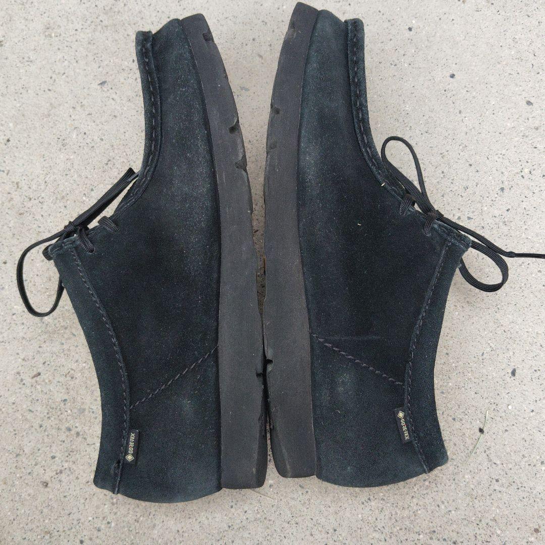 クラークス ワラビー ブラック ゴアテックス27cm