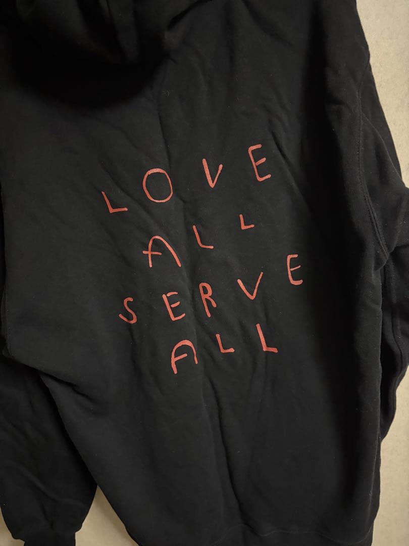 藤井風 LOVE ALL SERVE ALL フーディパーカー XXL