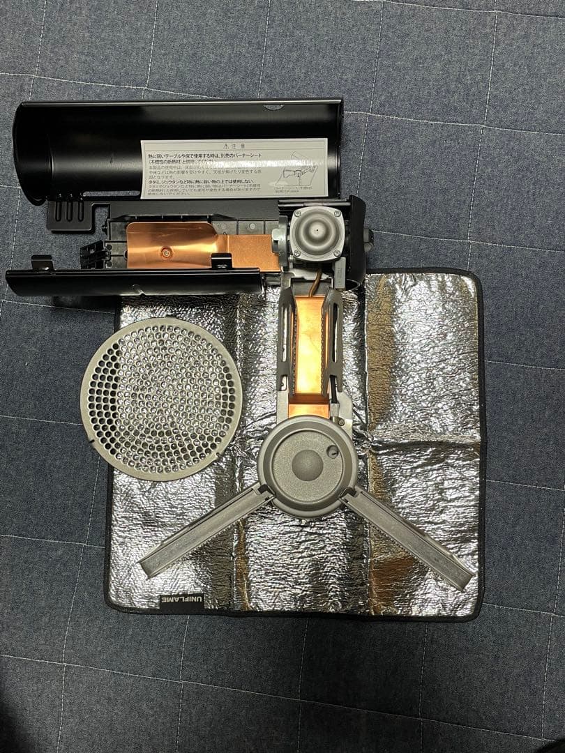 8*8様 未使用！スノーピーク ＆CAMPバーナー（黒） +シート+ケー