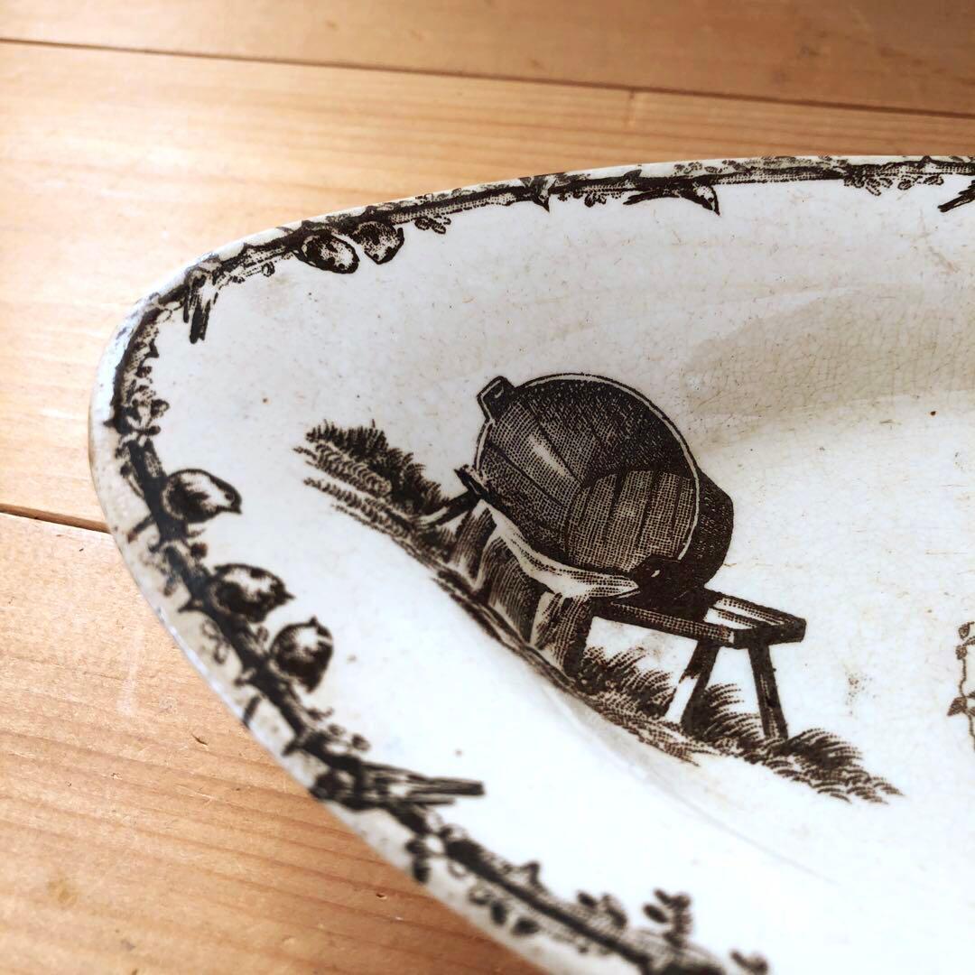 ショワジールロア Choisy le Roi HB&Cie　楕円皿　no.249