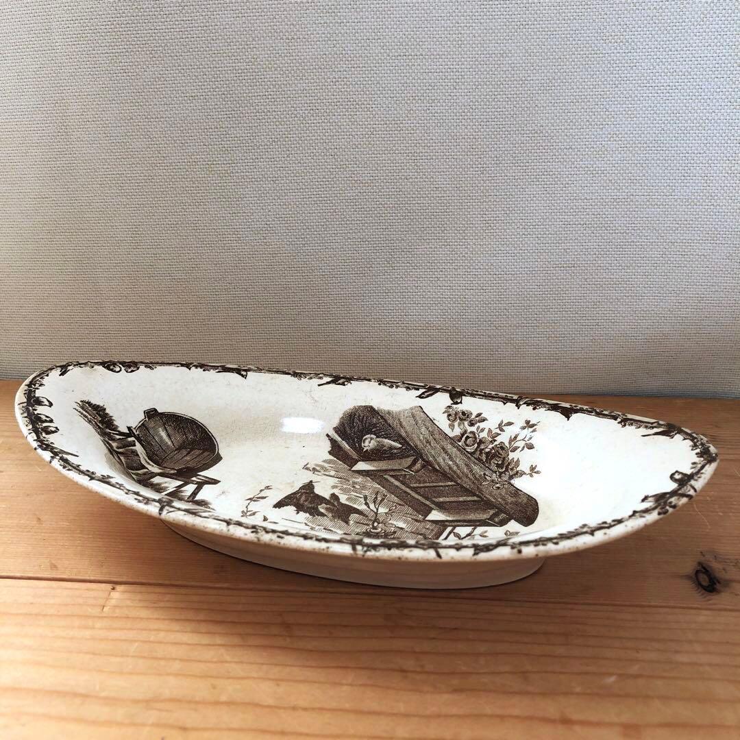 ショワジールロア Choisy le Roi HB&Cie　楕円皿　no.249