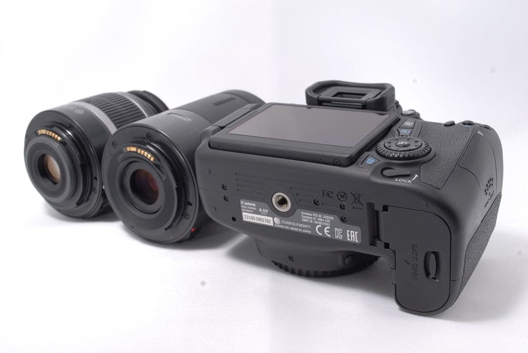 極美品◆Canon EOS 70D◆Wレンズセット◆ショット数新品級2200回！