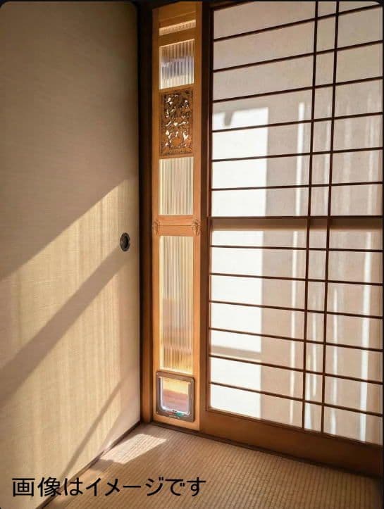 [行って帰る君]　ペットドア ペット スルー新年キャンペーン中