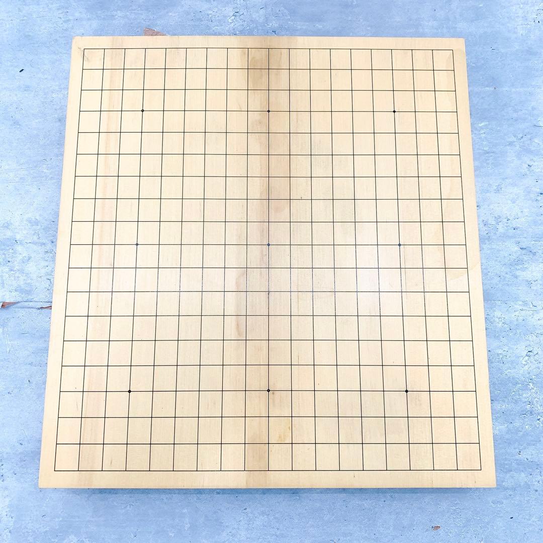 卓上碁盤 本榧 ハギ板 天地柾 高級天然木 2寸 3枚継