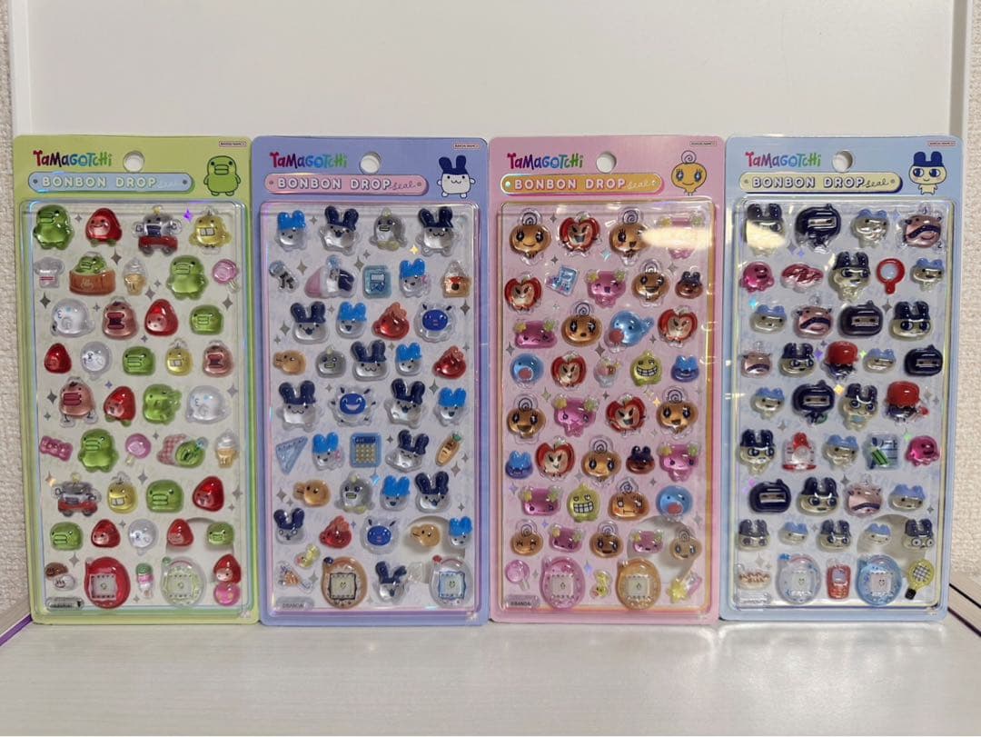 ボンボンドロップシールミニ　サンリオ8種　たまごっち4種　コンプリート新品未開封