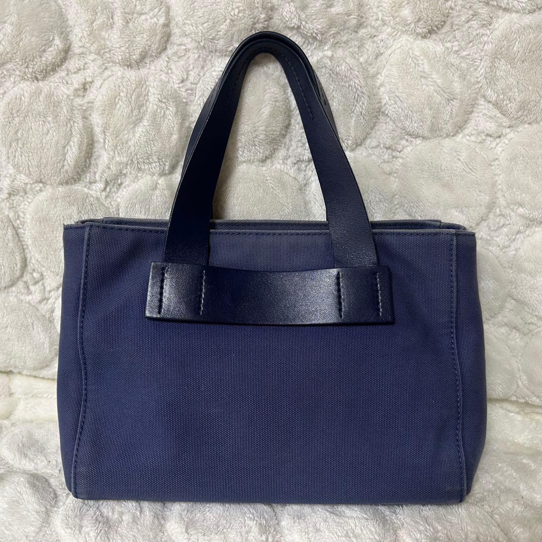 MIU MIU ネイビー ハンドバッグ CANAPA