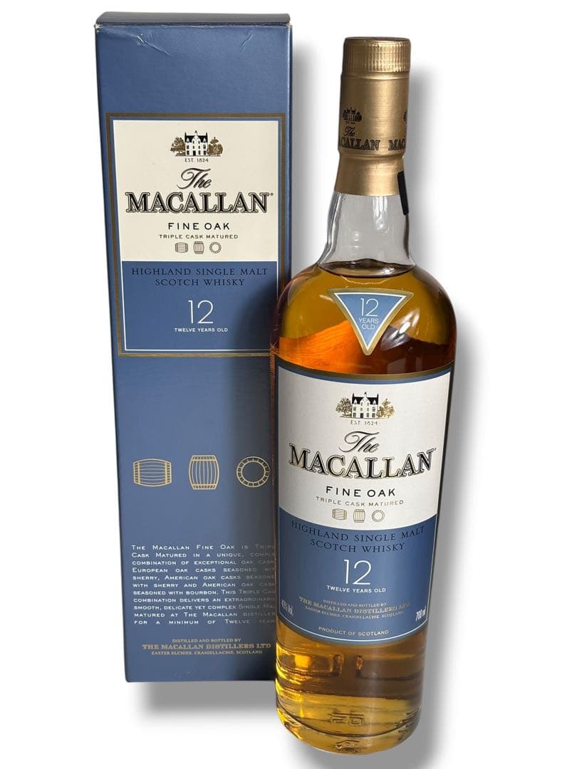 #洋酒・国産ブランデー6本セット/マッカラン12年・XO・ヘネシー・カミュなど