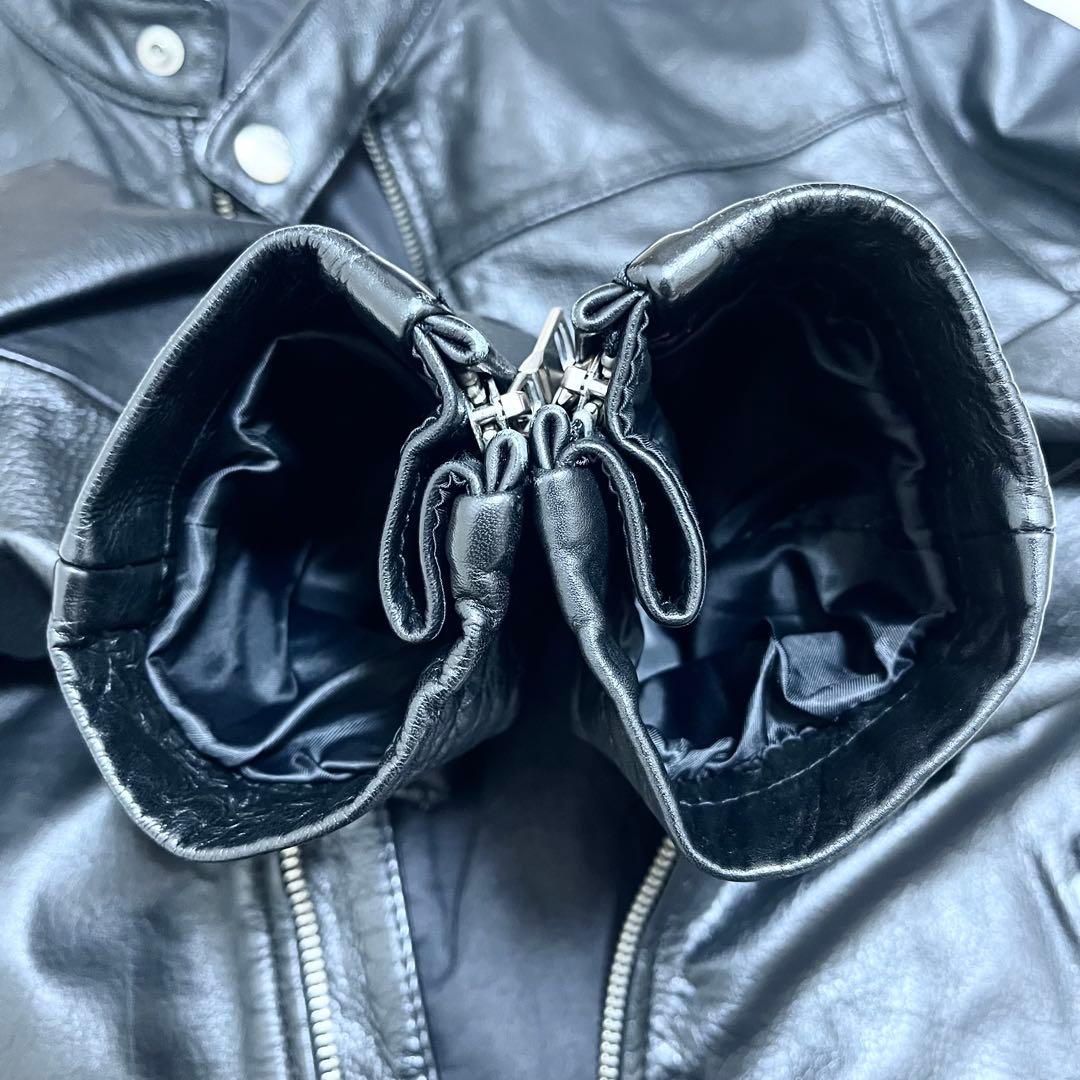 美品✨ジャーナルスタンダード レザージャケット カウハイド シングル 黒 L 秋