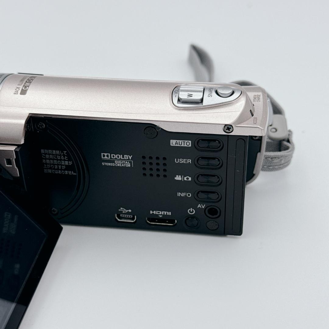 【美品】JVC Everio フルハイビジョンビデオカメラ GZ-E180-N