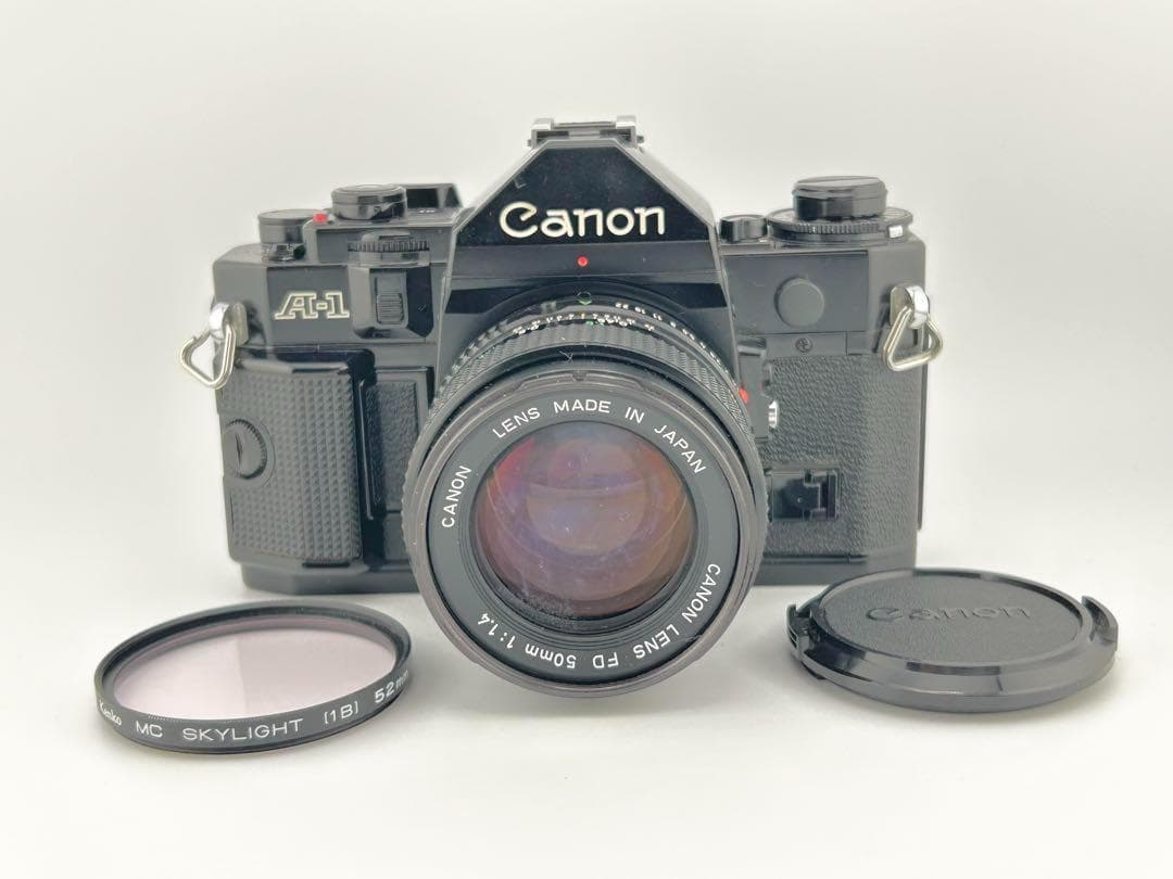 【完動品】　Canon A-1 + 標準レンズセット　動作確認済