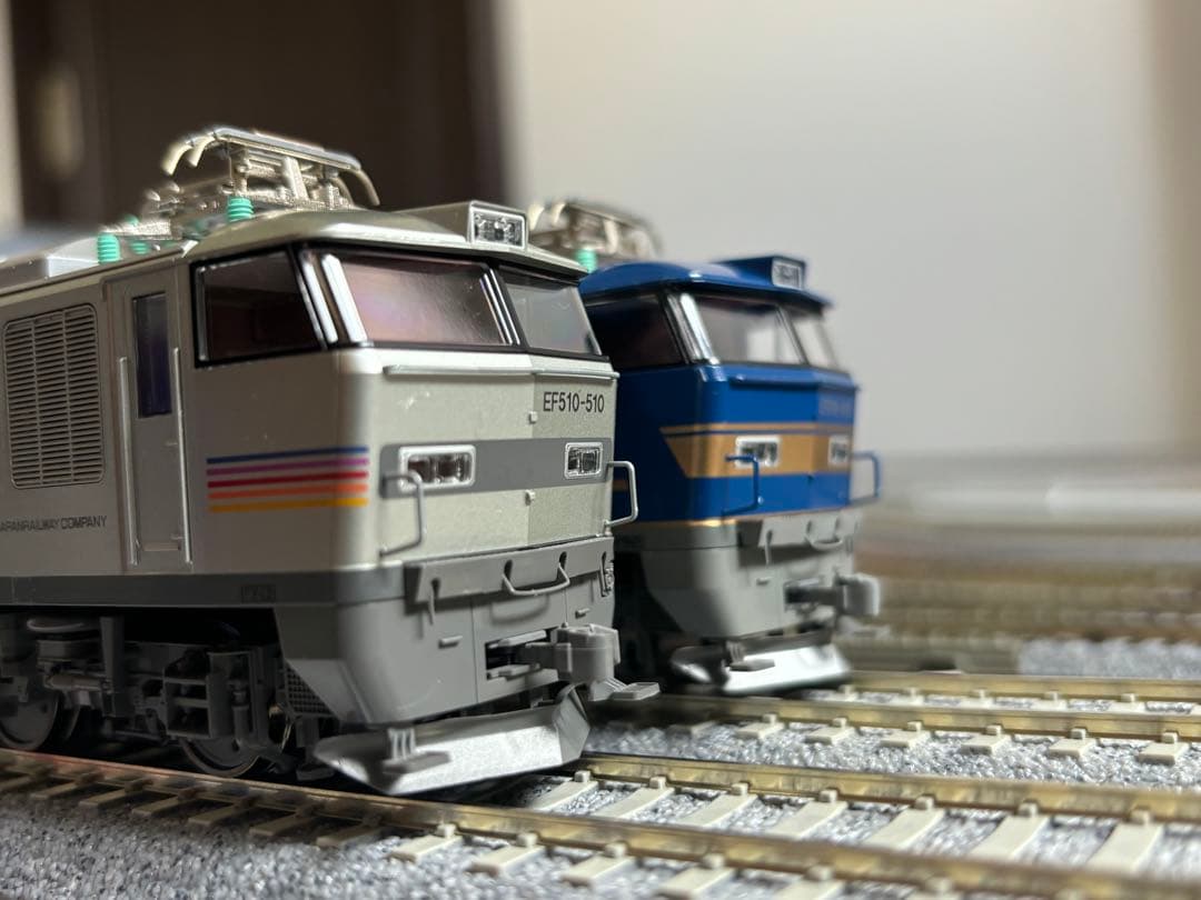 HOゲージ 北斗星12両フル編成　EF510北斗星 カシオペア牽引機付き