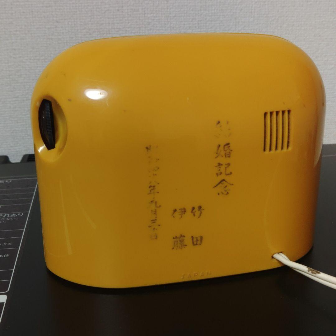 昭和 レトロ セイコー パタパタ時計 黄色 デジタルクロック