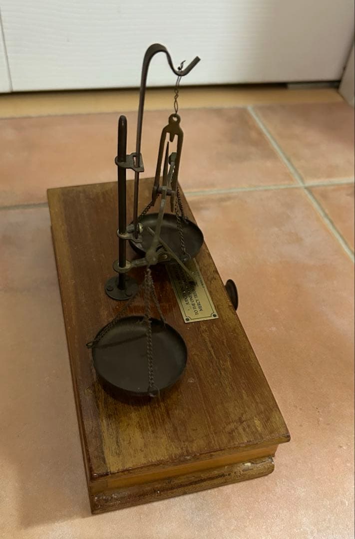 ビンテージ　アンティーク 秤 スケール ディスプレイ インテリア 店舗什器 真鍮