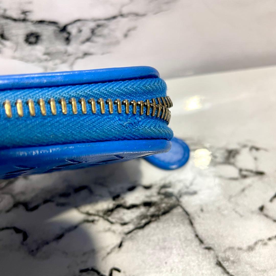 ボッテガヴェネタ　ケース　ブルー