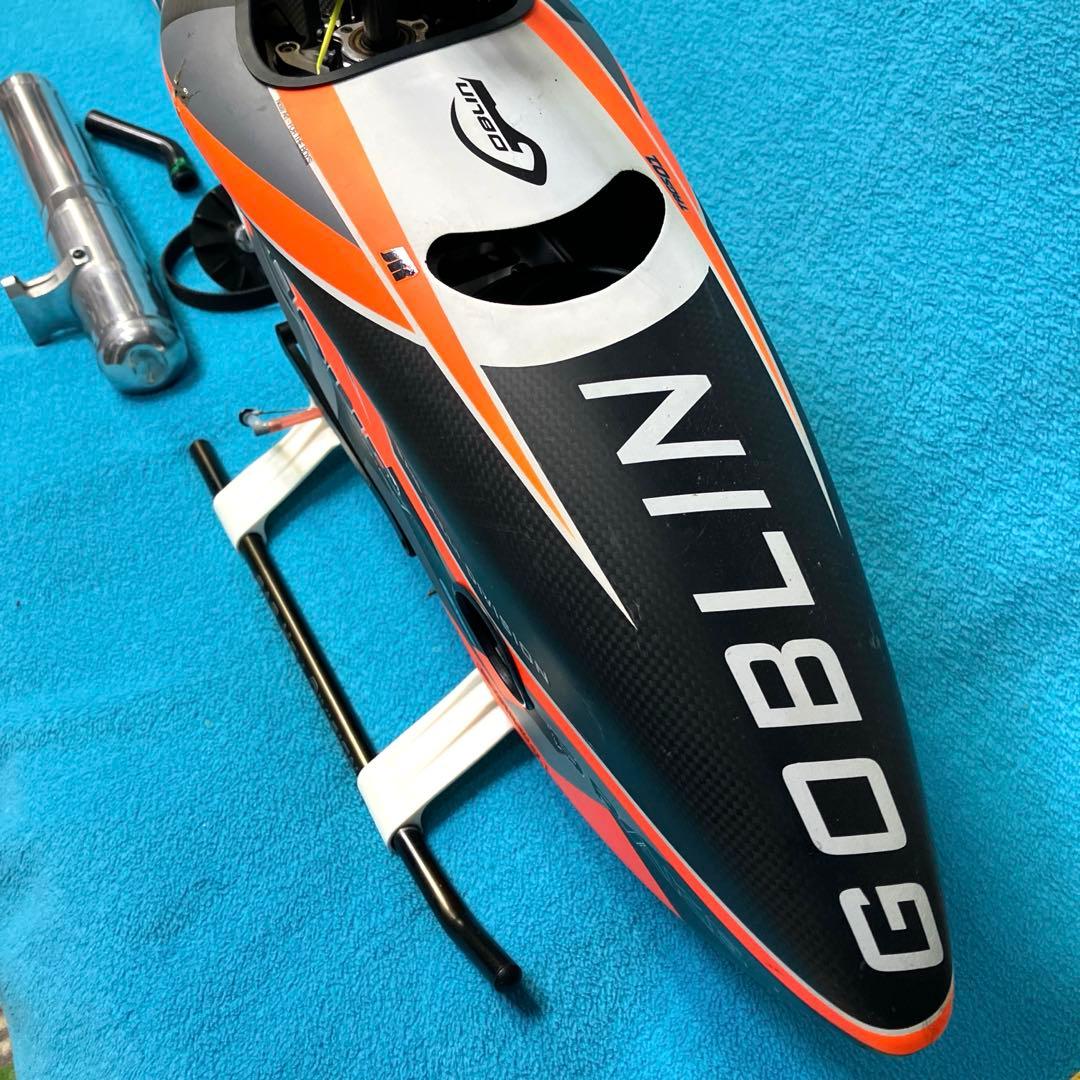 ジャンク品　RCヘリ GOBLIN ニトロ スポーツSG710 機体のみ