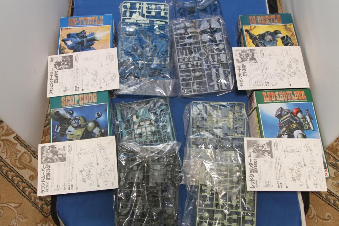 AT★スナッピングタートル＆ダイビングビートル＆スコープドッグ＆レッドショルダー