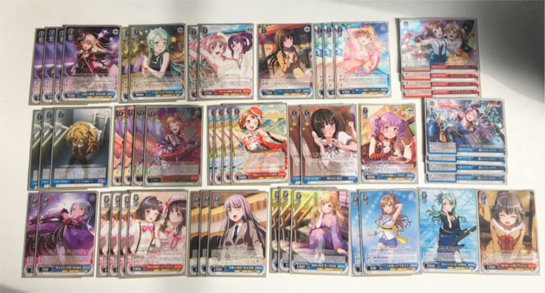 【値下げ交渉可能！】ヴァイスシュヴァルツ デッキ バンドリセット（バラ売り不可）