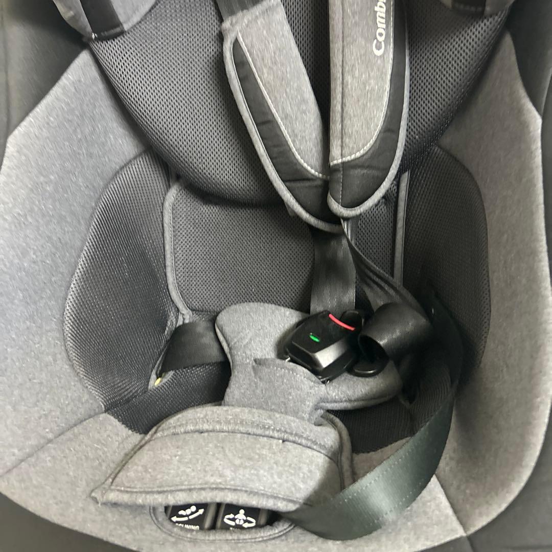 【美品】コンビクルムーヴ ISOFIX JJ-650 チャイルドシート　グレー