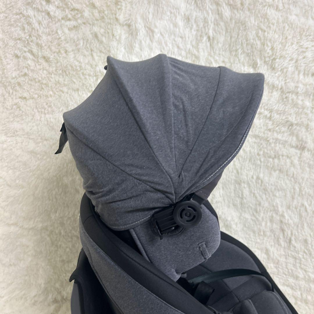 【美品】コンビクルムーヴ ISOFIX JJ-650 チャイルドシート　グレー