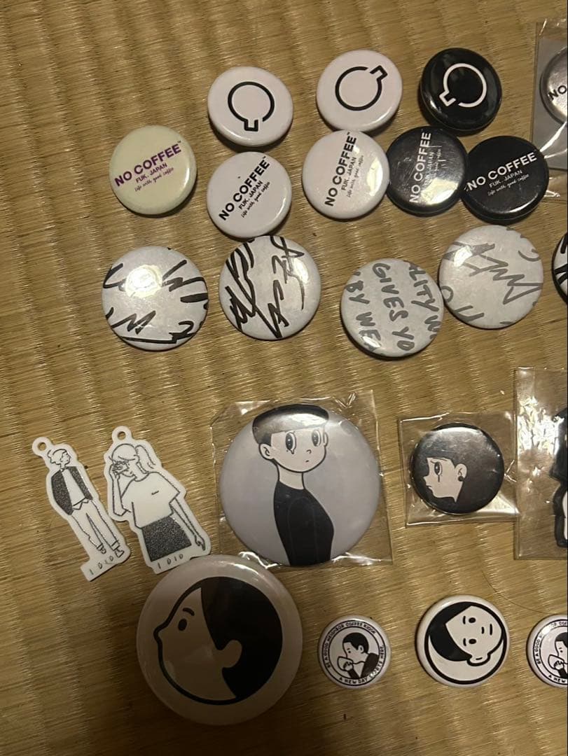 NO COFFEE ハシヅメユウヤ　長場雄　MOGNO6 ピンバッジセット