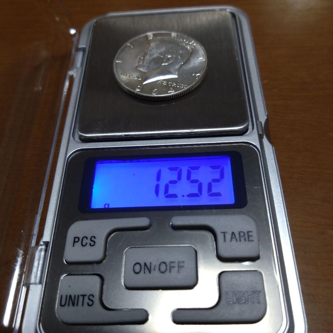 ケネディハーフダラー銀貨 3枚 1964年