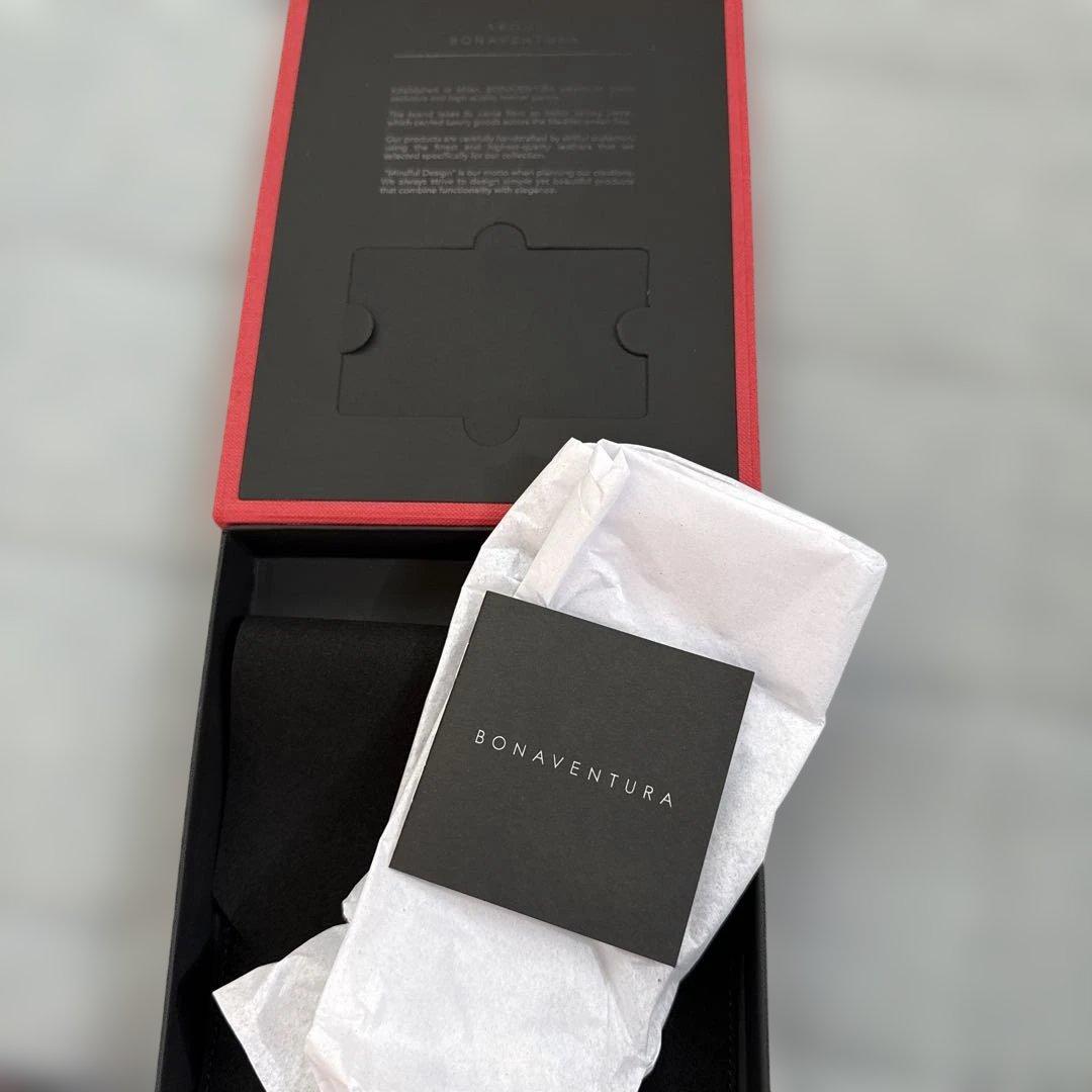 BONAVENTURA グレージュ×コーラル 手帳型ケース ボナベンチュラ