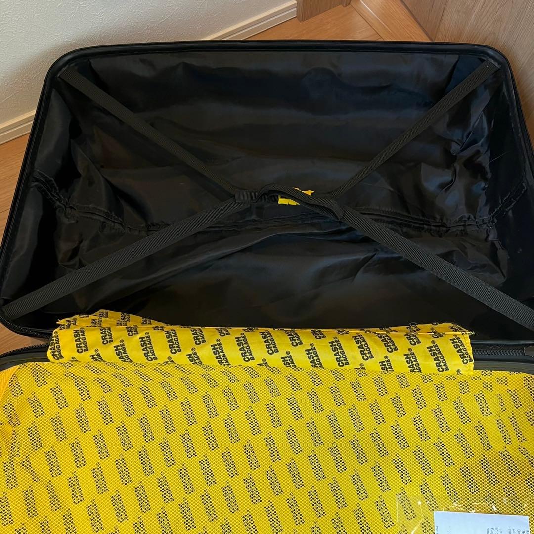 CRASH BAGGAGE　スーツケース　ダメージ加工　ブラック　TSAロック