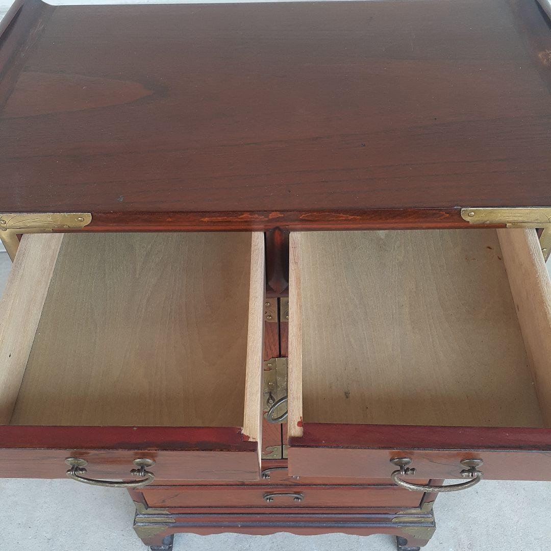 韓国　アジアン家具　サイドボード　箪笥　引き出し