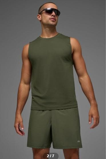 【新品未使用】Alo Mens Conquer Muscle Tank