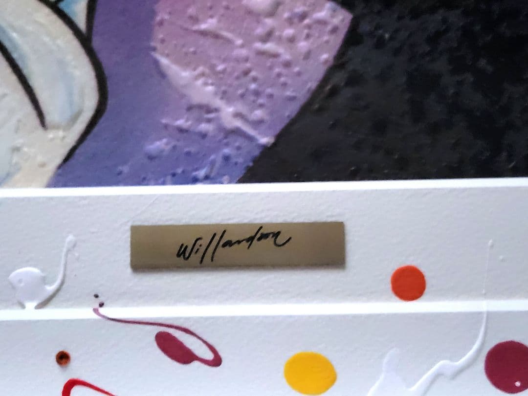 ウィラードソン マウスビーハビン　100枚限定 版画 アールビバン保証書付き