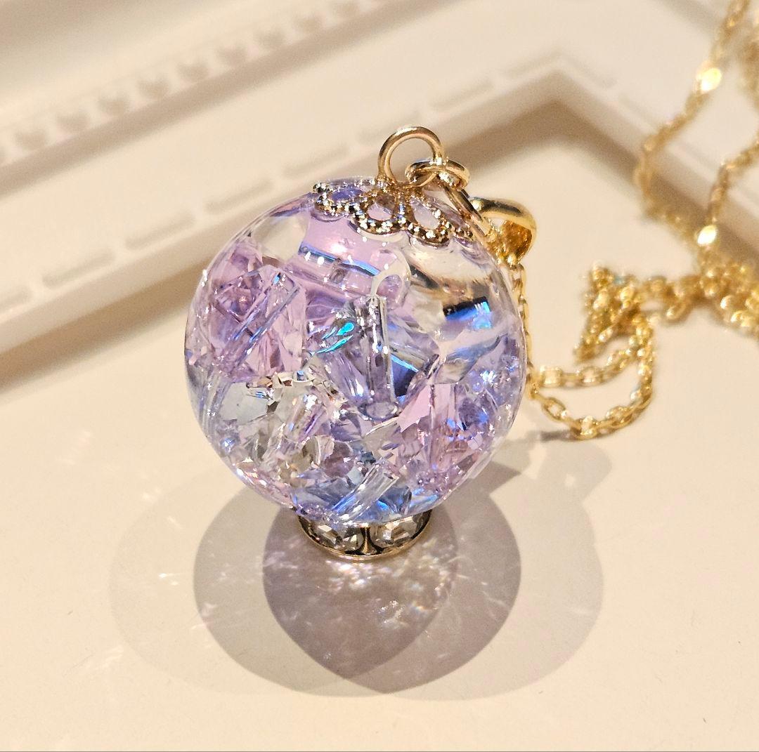 1675.スワロ入り♡ ドーム型レジンリング♡