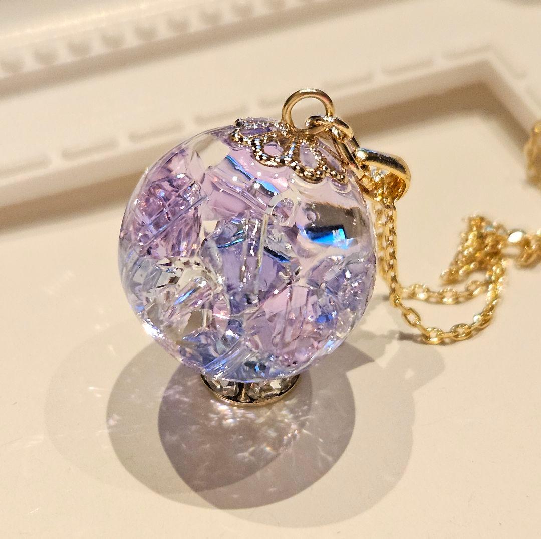 1675.スワロ入り♡ ドーム型レジンリング♡