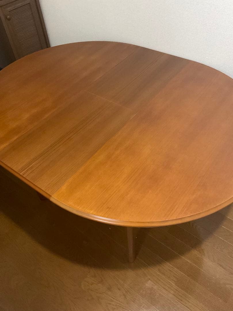 【 F.K 】ラウンド エクステンションダイニングテーブル