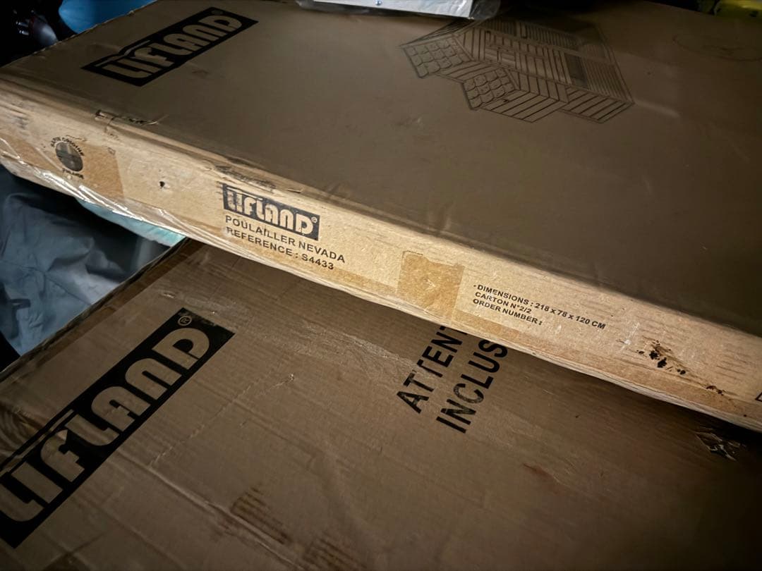 【新品未開封】鶏小屋　鑑賞用　ニワトリ　うずら　うさぎ　鳥　など用　カゴ　ケージ