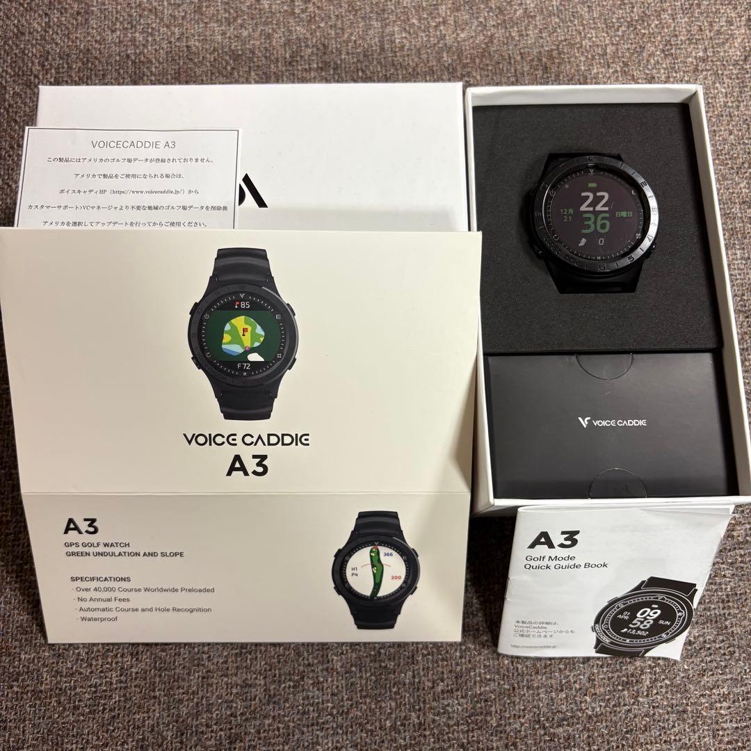 美品　ボイスキャディーA3／VOICE CADDIE A3／GPSゴルフウォッチ