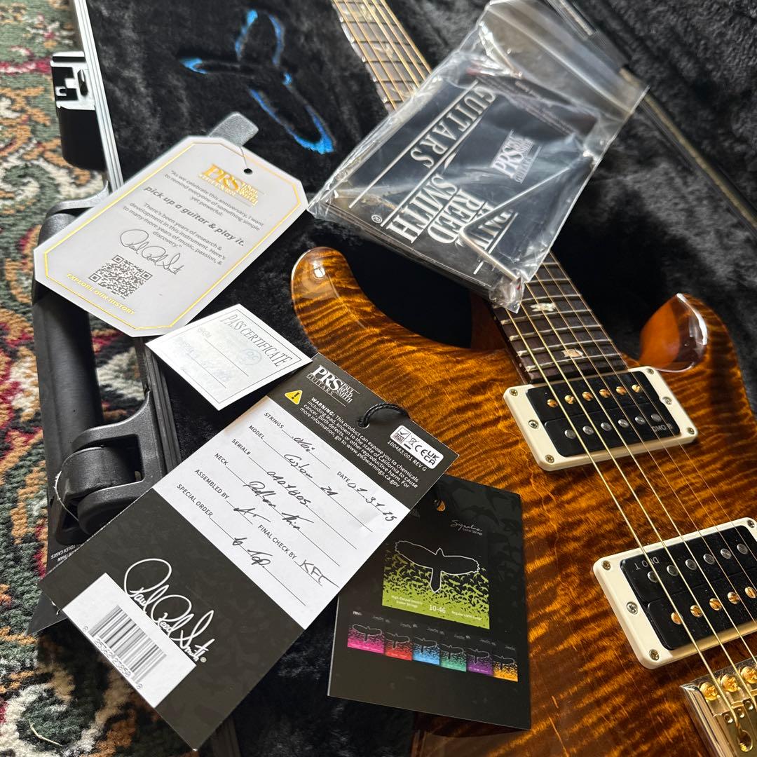 PRS2025Custom24 10Top Black Gold【1P Top】